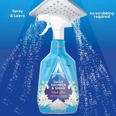 Astonish Astonish Daily Shower Shine Środek do Kabin Prysznicowych 750 ml Astonish Astonish Daily Shower Shine Środek do Kabin Prysznicowych 750 ml