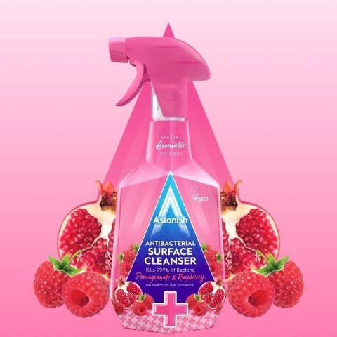 Astonish Astonish Pomegranate & Raspberry Antybakteryjny Płyn do Mycia Powierzchni 750 ml Astonish Astonish Pomegranate & Raspberry Antybakteryjny Płyn do Mycia Powierzchni 750 ml