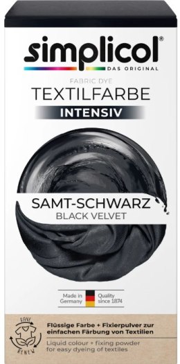 Brauns-Heitmann GmbH & Co. KG Simplicol Intensiv Aksamitna Czerń Samt-Schwarz Barwnik do Tkanin