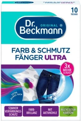 Delta pronatura GmbH Dr.Beckmann Chusteczki Wyłapujące Kolor i Brud Ultra 10 szt.