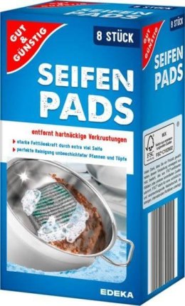 EDEKA ZENTRALE Stiftung & Co. KG G&G Gąbki Zmywaki Nasączone 8 szt.