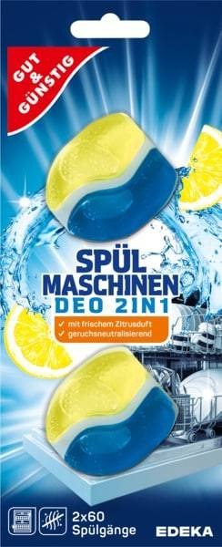 EDEKA ZENTRALE Stiftung & Co. KG G&G Zapach do Zmywarki 2in1 2 szt.