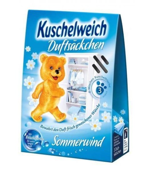 Fit GmbH Kuschelweich Duftsackchen Sommerwind Chusteczki Zapachowe 3 szt. Fit GmbH Kuschelweich Duftsackchen Sommerwind Chusteczki Zapachowe 3 szt.