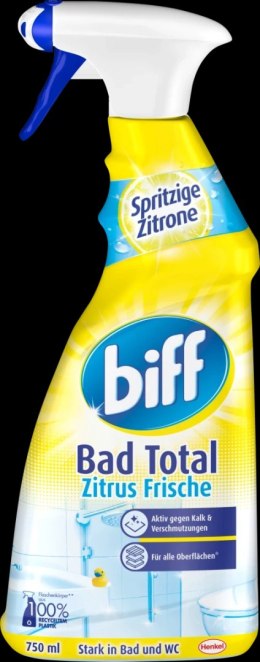 Henkel Biff Bad Total Zitrus Środek do Czyszczenia Łazienki 750 ml