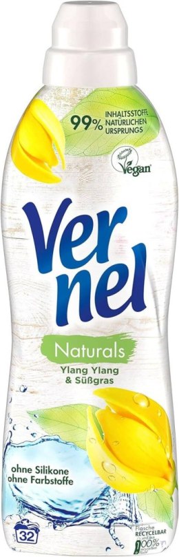 Henkel Vernel Naturals Ylang Ylang & Süßgras Płyn do Płukania 32 prania