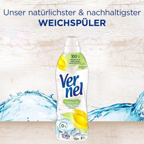 Henkel Vernel Naturals Ylang Ylang & Süßgras Płyn do Płukania 32 prania Henkel Vernel Naturals Ylang Ylang & Süßgras Płyn do Płukania 32 prania