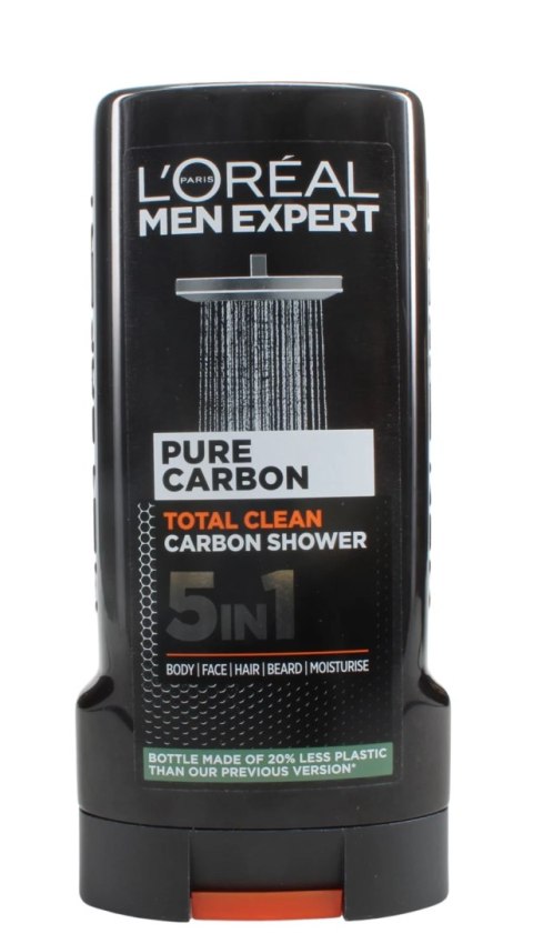 L'Oreal L'Oreal Men Expert Carbon Żel pod Prysznic 300 ml L'Oreal L'Oreal Men Expert Carbon Żel pod Prysznic 300 ml