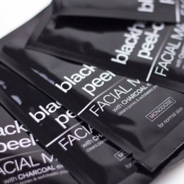 Maxbrands Marketing Sence Beauty Czarna Maseczka z Węglem 5 szt.