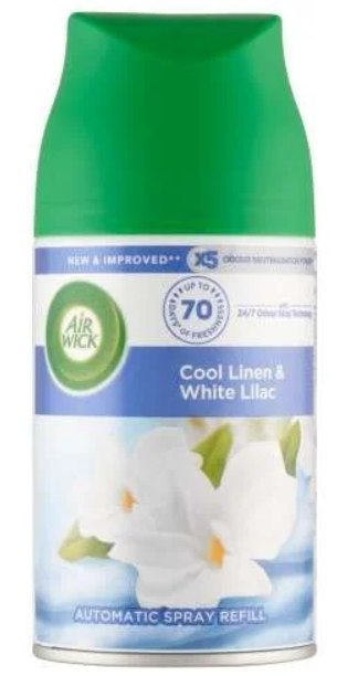 Reckitt Benckiser Air Wick Freshmatic Cool Linen&White Lilac Wkład 250 ml Reckitt Benckiser Air Wick Freshmatic Cool Linen&White Lilac Wkład 250 ml