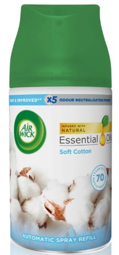 Reckitt Benckiser Air Wick Freshmatic Soft Cotton Wkład 250 ml