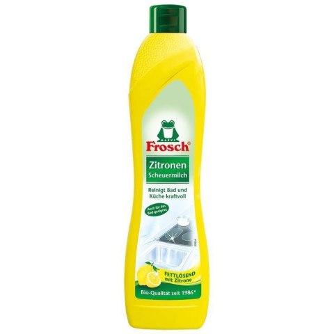 Werner & Mertz GmbH Frosch Cream Cleaner Lemon Mleczko do Czyszczenia 500 ml Werner & Mertz GmbH Frosch Cream Cleaner Lemon Mleczko do Czyszczenia 500 ml
