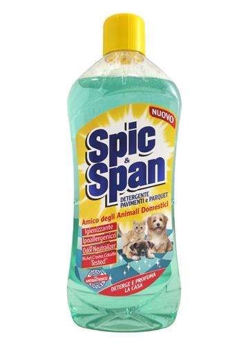 CONTER SRL Spic&Span Przyjaciel dla Zwierząt Płyn do Podłóg 1 l CONTER SRL Spic&Span Przyjaciel dla Zwierząt Płyn do Podłóg 1 l