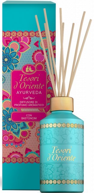 CONTER SRL Tesori d'Oriente Ayurveda Dyfuzor Aromatyczny z Patyczkami 200 ml CONTER SRL Tesori d'Oriente Ayurveda Dyfuzor Aromatyczny z Patyczkami 200 ml