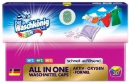 Clovin Germany GmbH Der Waschkönig Color Kapsułki do Prania 30 szt.