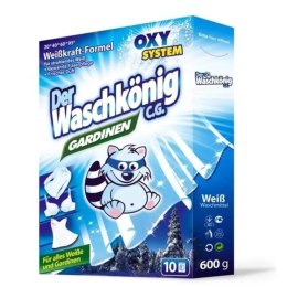 Clovin Germany GmbH Der Waschkönig Gardinen Proszek do Prania Firan i Białej Bielizny 600 g