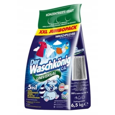 Clovin Germany GmbH Der Waschkonig Universal Proszek do Prania 6,5 kg DE Clovin Germany GmbH Der Waschkonig Universal Proszek do Prania 6,5 kg DE