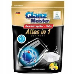 Clovin Germany GmbH GlanzMeister All in 1 Zitrone Tabletki do Zmywarki 90 szt.