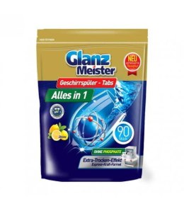 Clovin Germany GmbH GlanzMeister Alles in 1 Zitrone Tabletki do Zmywarki 90 szt. DE