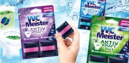 Clovin Germany GmbH WC Meister Aktiv Kraft 2 in 1 Lila 2x 50 g