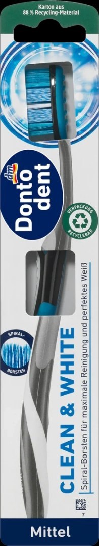 Dm-drogerie markt GmbH + Co. KG Dontodent Perfect Clean & White Szczoteczka do Zębów