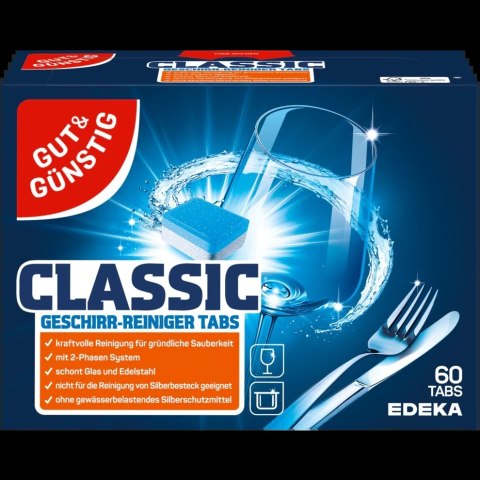 EDEKA ZENTRALE Stiftung & Co. KG G&G Classic Tabletki do Zmywarki 60 szt. EDEKA ZENTRALE Stiftung & Co. KG G&G Classic Tabletki do Zmywarki 60 szt.