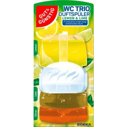 EDEKA ZENTRALE Stiftung & Co. KG G&G WC Trio Lemon & Lime Zawieszka WC 3 x 55 ml