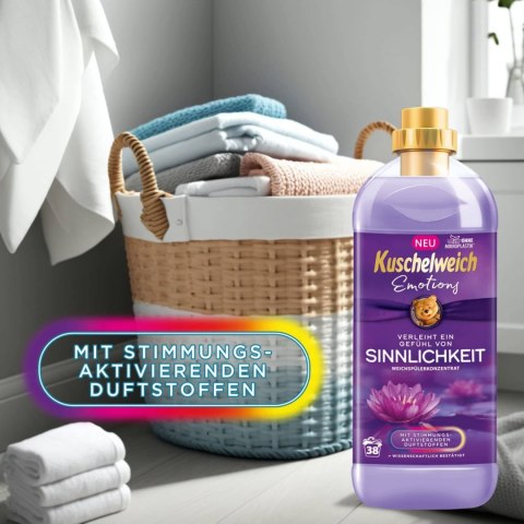 Fit GmbH Kuschelweich Emotions Sinnlichkeit Płyn do Płukania 1 l DE Fit GmbH Kuschelweich Emotions Sinnlichkeit Płyn do Płukania 1 l DE