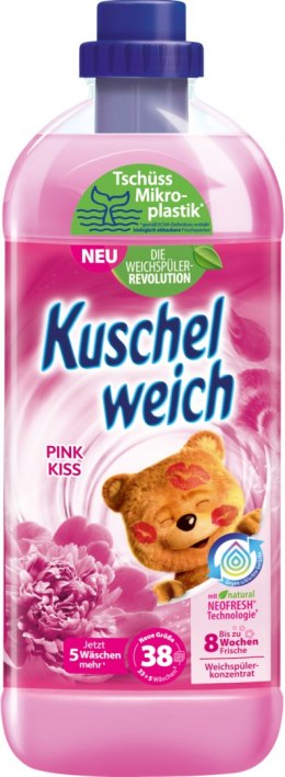 Fit GmbH Kuschelweich Pink Kiss Płyn do Płukania 1 l DE