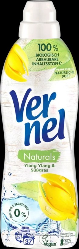 Henkel Vernel Naturals Ylang Ylang & Süßgras Płyn do Płukania 37 prań