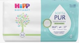 Hipp Hipp Soft & Pur Chusteczki Nawilżane 3x48 szt.