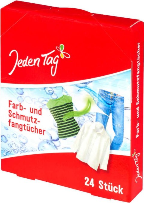 Jeden Tag Jeden Tag Chusteczki Wyłapujące Kolor i Brud 24 szt. Jeden Tag Jeden Tag Chusteczki Wyłapujące Kolor i Brud 24 szt.