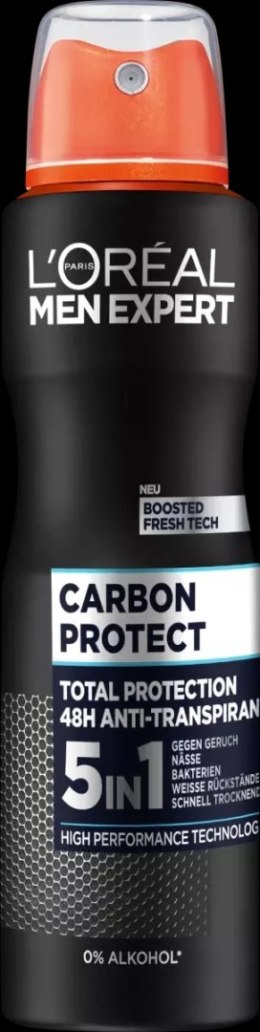 L'Oreal L'Oreal Carbon Protect 5 in 1 Antitranspirant Spray 150 ml