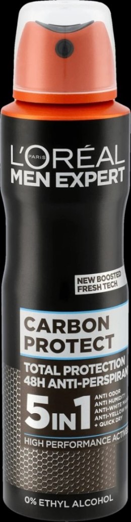 L'Oreal L'Oreal Men Expert Carbon Protect 5 in 1 Antitranspirant Spray 150 ml