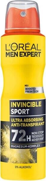 L'Oreal L'oreal Men Expert Invincible Sport 72 h Antyperspirant Spray 150 ml