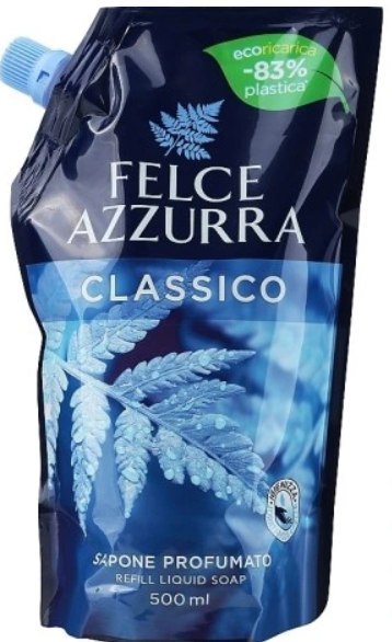 Paglieri S.p.A. Felce Azzurra Classico Mydło w Płynie Uzupełniacz 500 ml Paglieri S.p.A. Felce Azzurra Classico Mydło w Płynie Uzupełniacz 500 ml