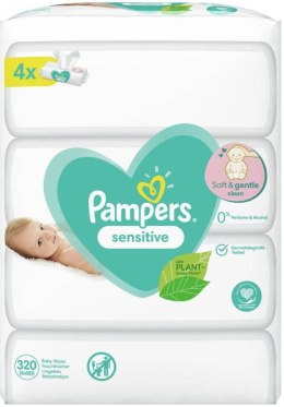 Procter & Gamble Pampers Sensitive Chusteczki Nawilżone 320 szt.
