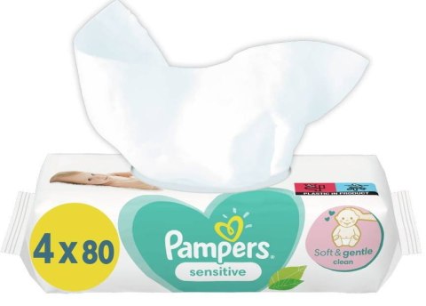 Procter & Gamble Pampers Sensitive Chusteczki Nawilżone 320 szt. Procter & Gamble Pampers Sensitive Chusteczki Nawilżone 320 szt.