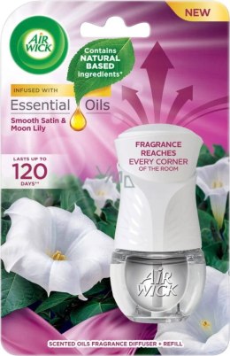 Reckitt Benckiser Air Wick Smooth Satin & Moon Lily Elektryczny Odświeżacz Komplet