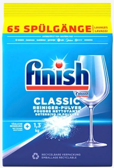 Reckitt Benckiser Finish Pulver Classic Proszek do Zmywarki 1,3 kg Reckitt Benckiser Finish Pulver Classic Proszek do Zmywarki 1,3 kg