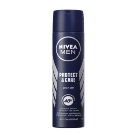 Beiersdorf Nivea Men Protect & Care Antyperspirant Spray 150 ml Beiersdorf Nivea Men Protect & Care Antyperspirant Spray 150 ml