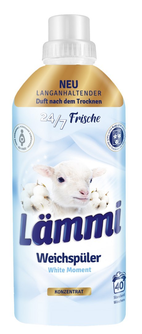 Clovin Germany GmbH Lämmi White Moment Koncentrat do Płukania 40 prań Clovin Germany GmbH Lämmi White Moment Koncentrat do Płukania 40 prań