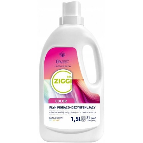 Clovin Germany GmbH Mr. Ziggi Color Płyn Piorąco-Dezynfekujący 1,5 l Clovin Germany GmbH Mr. Ziggi Color Płyn Piorąco-Dezynfekujący 1,5 l