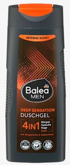 Dm-drogerie markt GmbH + Co. KG Balea Men Deep Sensation 4 w 1 Żel pod Prysznic 300 ml