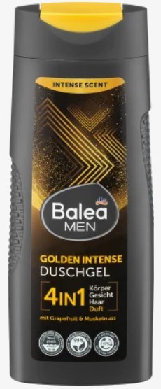 Dm-drogerie markt GmbH + Co. KG Balea Men Golden Intense 4 w 1 Żel pod Prysznic 300 ml
