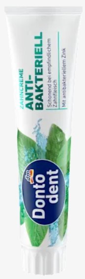 Dm-drogerie markt GmbH + Co. KG Dontodent Antybakteryjna Pasta do Zębów 125 ml
