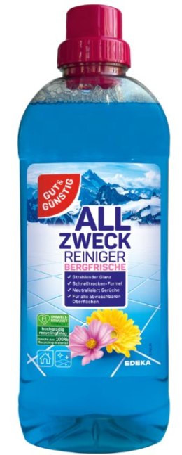 EDEKA ZENTRALE Stiftung & Co. KG G&G Bergfrische Uniwersalny Środek Czyszczący 1 l