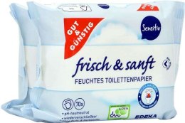 EDEKA ZENTRALE Stiftung & Co. KG G&G Nawilżony Papier Toaletowy Sensitive 2-pack