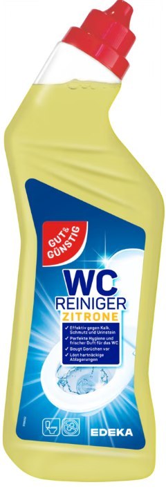 EDEKA ZENTRALE Stiftung & Co. KG G&G Reiniger Zitrone Żel WC 1l