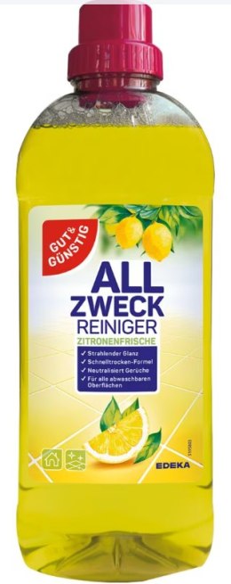 EDEKA ZENTRALE Stiftung & Co. KG G&G Uniwersalny Płyn Czyszczący Cytryna 1 l
