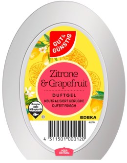 EDEKA ZENTRALE Stiftung & Co. KG G&G Zitrone & Grapefruit Odświeżacz Powietrza 150 g